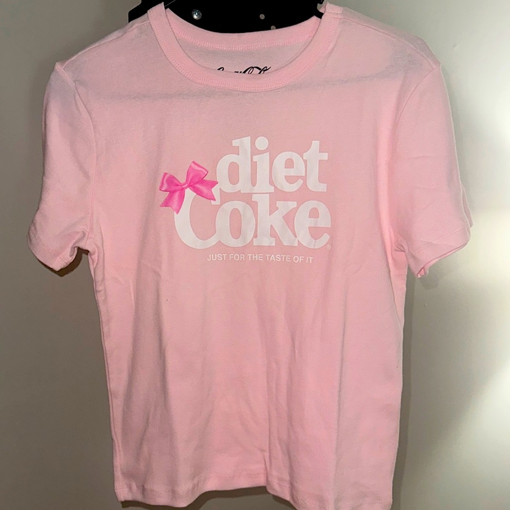 Viral TikTok Diet Coke bow baby tee